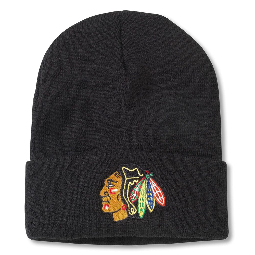 5455 Chicago Blackhawks National Hockey League Terrain Knit Beanie Cap